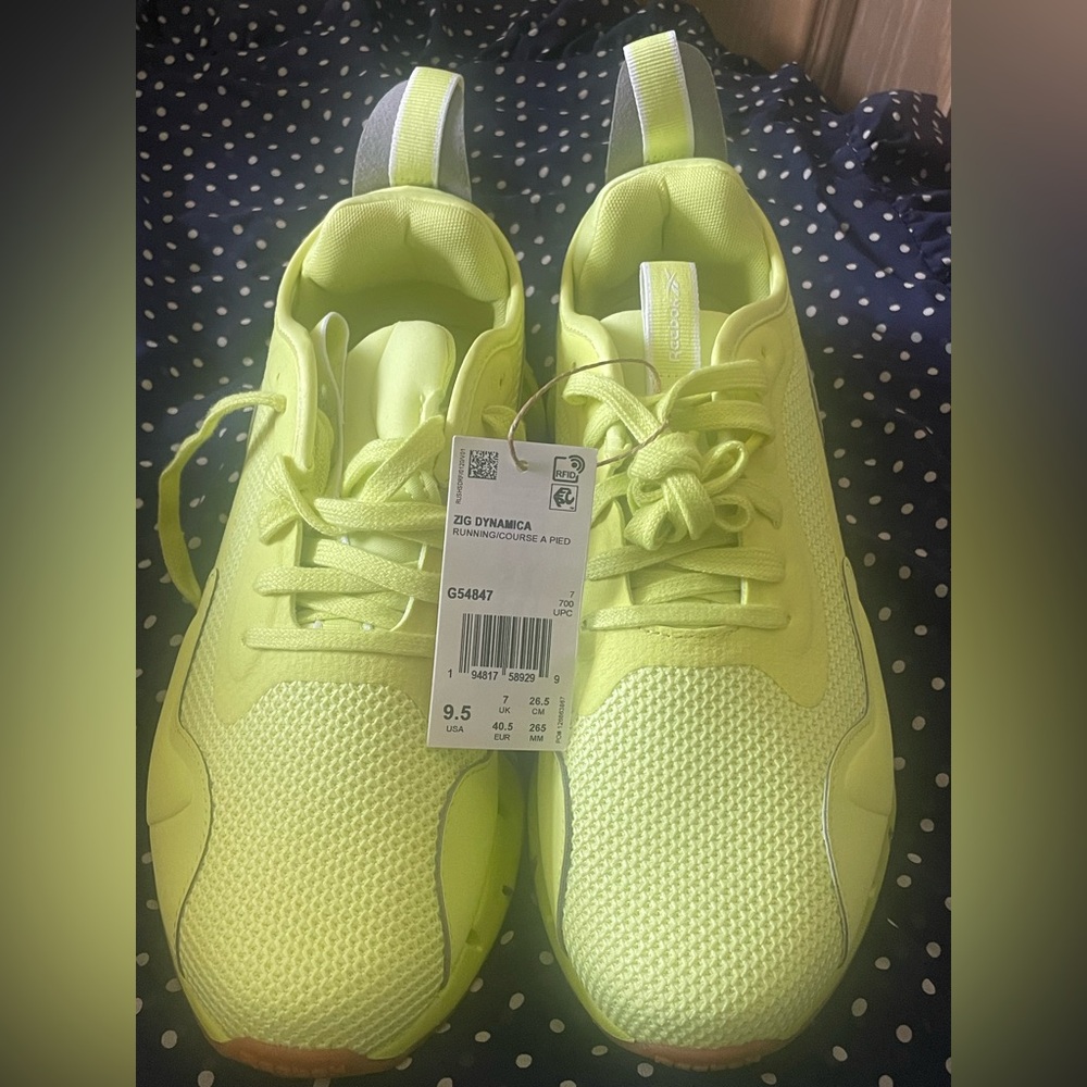 Reebok Zig Dynamica Lime/Neon Sneakers
